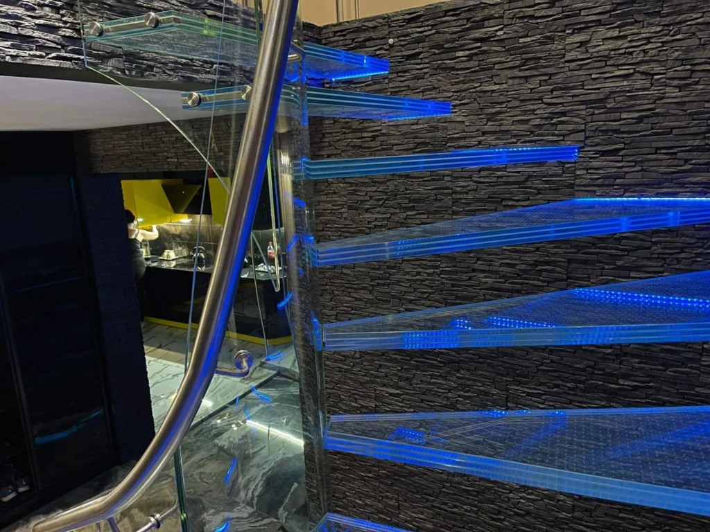 Glass railings